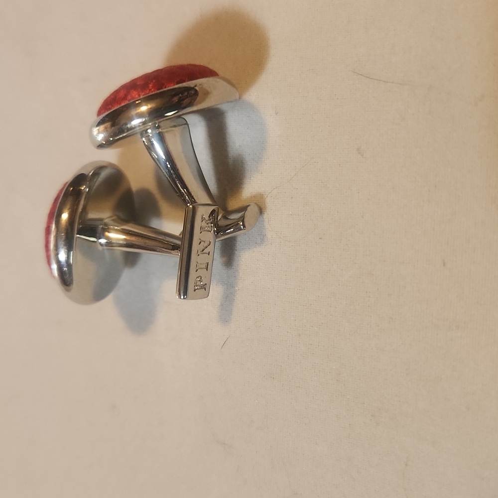 Red Cufflinks by Pink - Picture 2 of 4